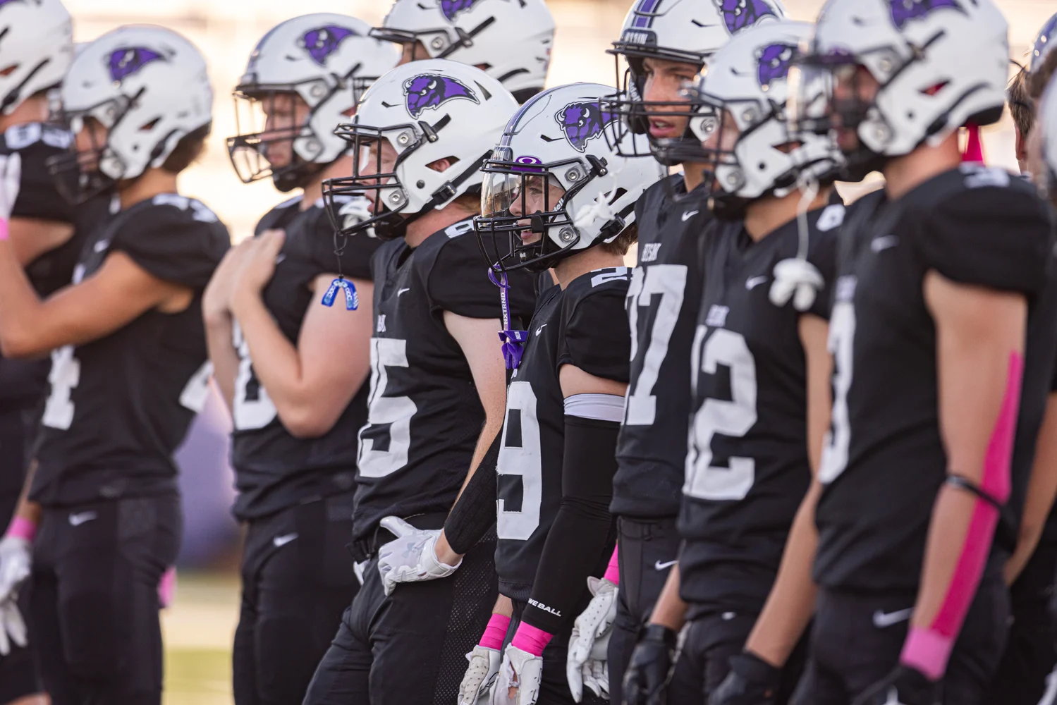Pregame walk through line of players