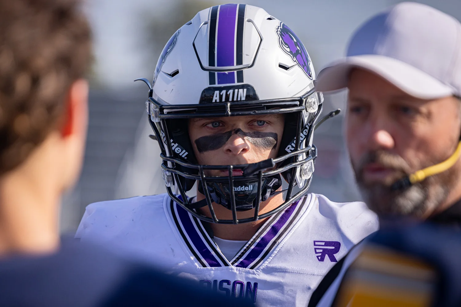 Bison Captain at the coin toss