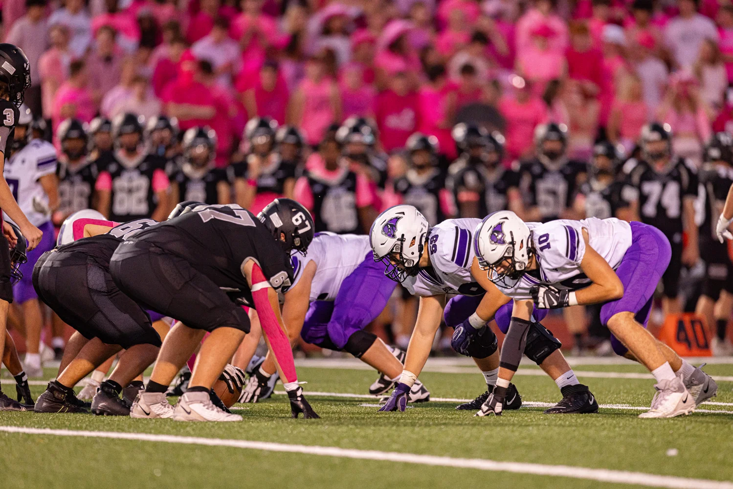 Buffalo DLineman ready for the snap