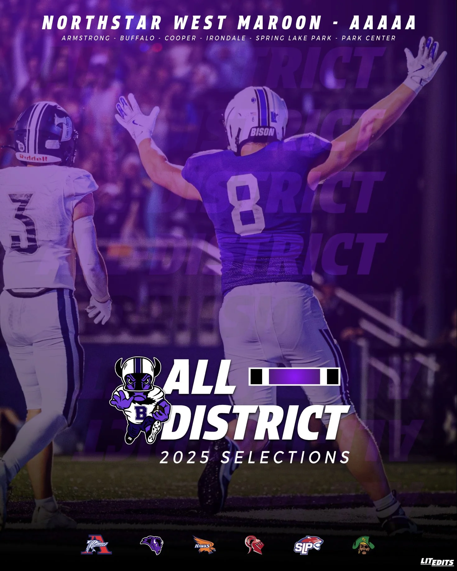 Buffalo Bison Football All District Selections