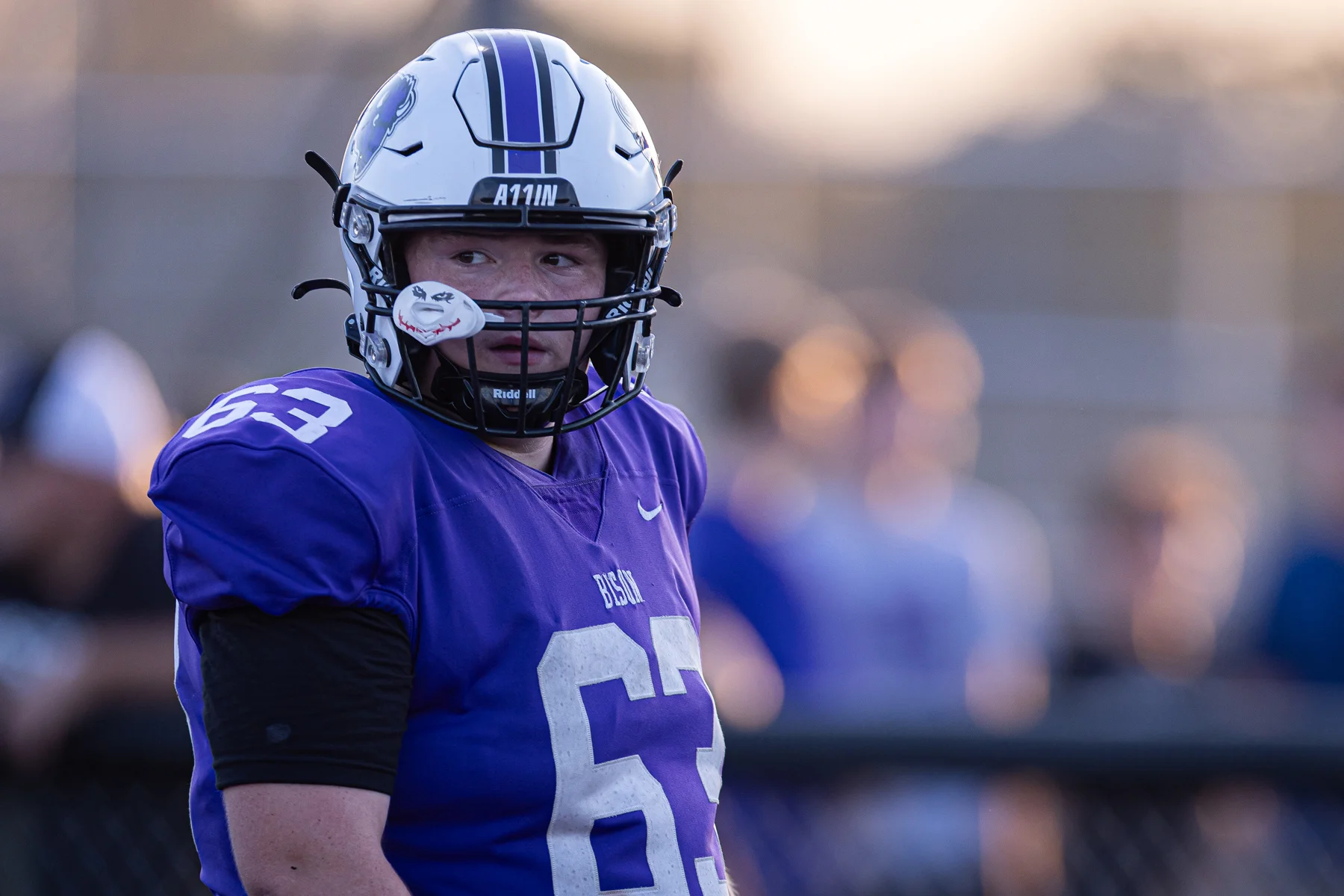 Lineman during Pregame