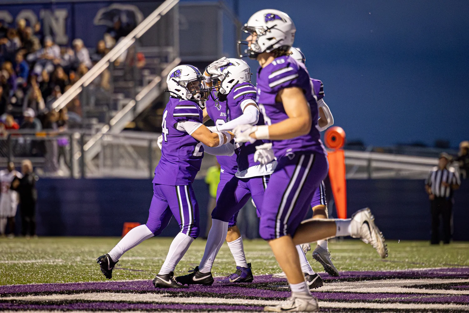 Bison TD Celebration