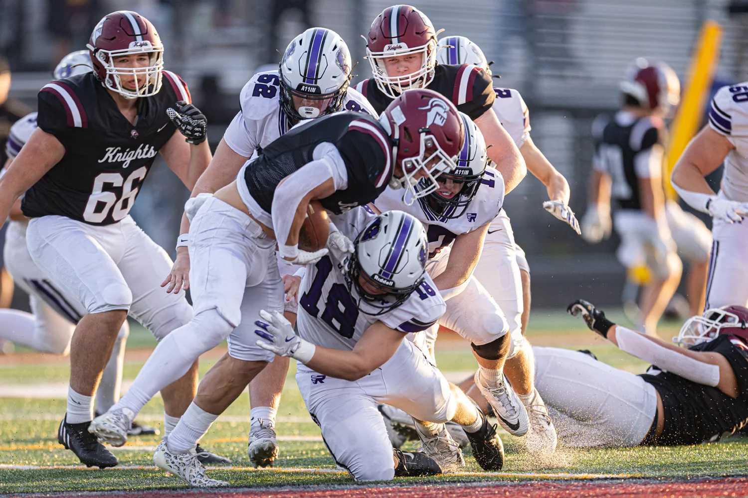Buffalo Defense making the stop