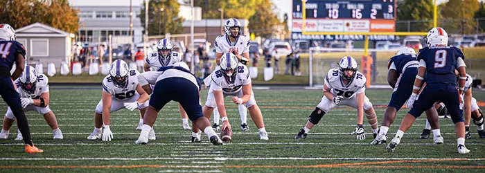 Buffalo Bison Offense ready for the play