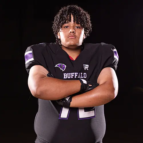 Buffalo Bison Football - Gaven Bloodsaw